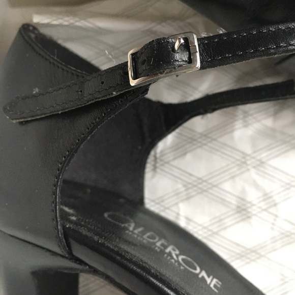 Calderone Black leather heels - Picture 8 of 8